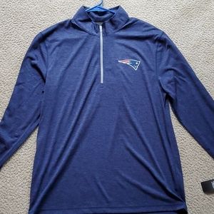 New England Patriots Majestic 1/4 zip performance